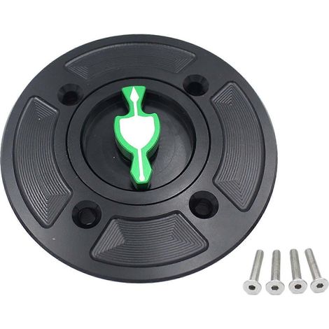 Bouchon de réservoir d'essence en alliage d'aluminium pour moto Kawasaki Z400 2019-2023 (1/5)