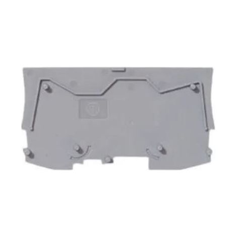 Wago 2006-1291 End plate fine gray