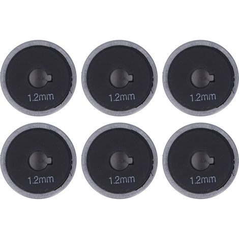 Lot de 10 galets d'entraînement pour dévidoir de fil, roulements en acier et nylon, pièces détachées pour postes à souder MIG 200 A, 350 A et 500 A, diamètre 1,2 à 1,2 mm.
