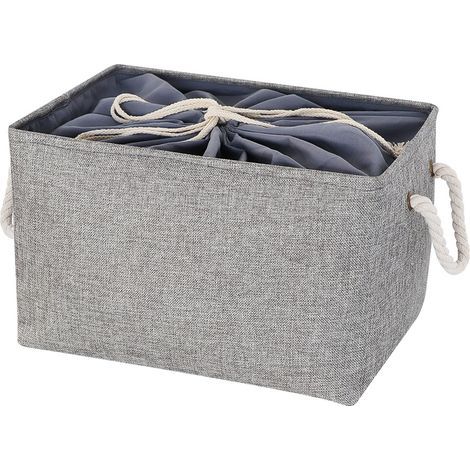 Panier Linge avec Poignée Conteneur Vêtements Eva Organisateur Rangement Extérieur Panier pour Chambre Seau Linge (1/5)