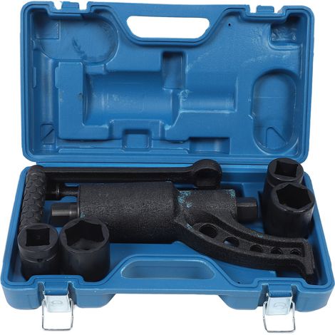 GARRYFIZH ‌Clé multiplicateur de couple 1:64 4800NM, robuste pour écrou de roue poids lourd, gain de temps, pour camions camping-cars‌
