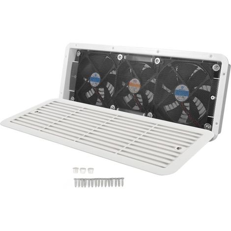 Caravan Refrigerator Ventilation Fan, Caravan Conversion Accessories for Caravan Shower Room Kitchen Living Room Air Conditioning Refrigerator. (1/5)