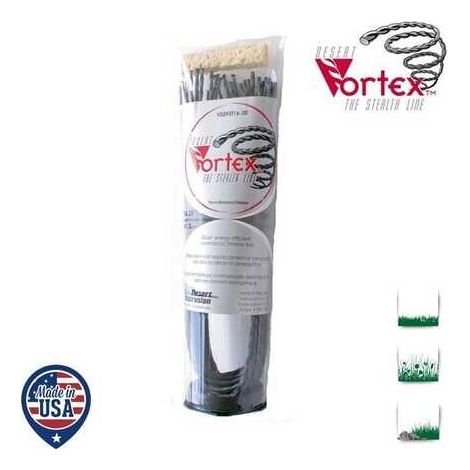 Rohr 15 fadenkopf tech spulenfeder copolymère VORTEX - 3.30mm x 41cm - hauptluftfilter professionnelle - Fabrication américaine