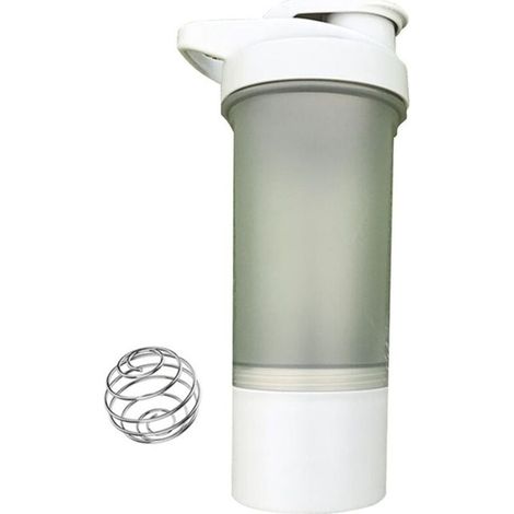 Bouteille shaker pour protéines de 500 ml, bouteille de mélange bleue, bouteilles d'eau de sport pour l'entraînement, bouteilles d'eau de fitness (1/4)