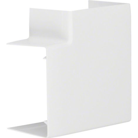 Angle plat pour goulotte de distribution LFF 60x90mm Blanc (1/5)