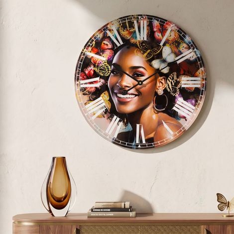 Reloj de pared 60 cm Sidonie Multicolor (1/5)
