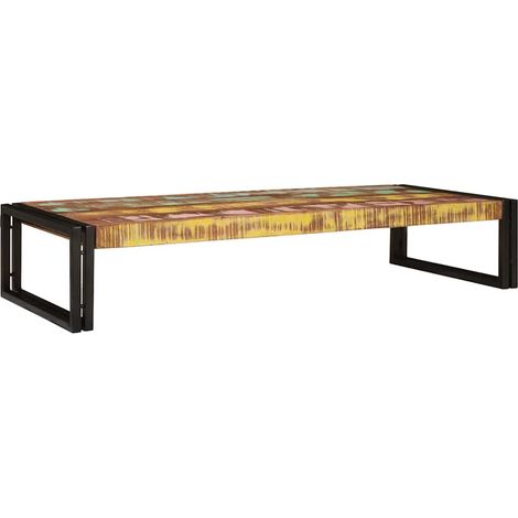 Badregal mit Regal Mehrfarbig 120 x 50 x 23 cm Massives Altholz