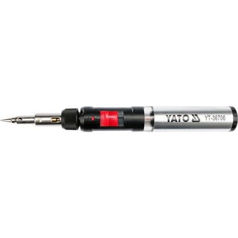 Soldador de gas 3 en 1 con accesorios y encendido piezoel茅ctrico - YT-36706
