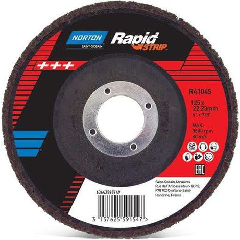 DISCHI NORTON RAPID STRIP STD CARBURO DI SILICIO 115X22X22 5 PZ (1/2)