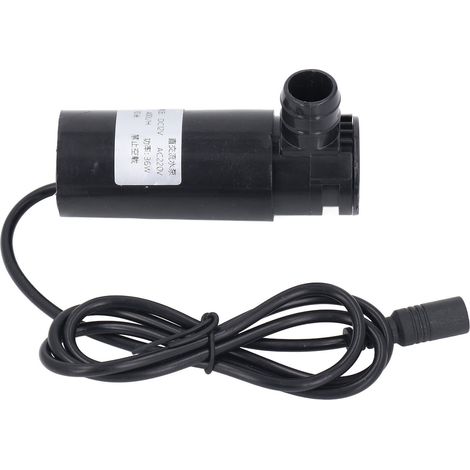 Pompe submersible 12 V CC, étanche, à faible bruit et à structure centrifuge, pour fontaines, piscines et aquariums. (1/5)