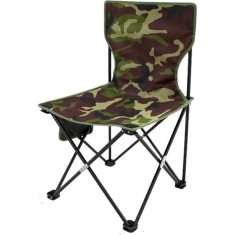 Chaise Pliante Portable d'extérieur avec Support de Jambe Tabouret de Camping Maza Art Sketch Chaise de Camping Plage Loisirs Chaise de pêche (Couleur : Petite Taille 52cm×33cm×33cm) (1/5)