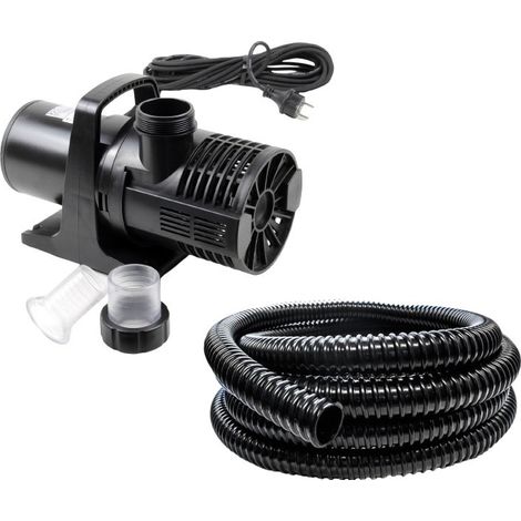 Pompe Bassin De Jardin Haut débit Et Étangs 28000 l/h 580W + 10m de tuyau 50mm (1/5)