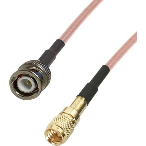 Microdot-Beschleunigungsmesserkabel – BNC-Stecker RG316 1 m