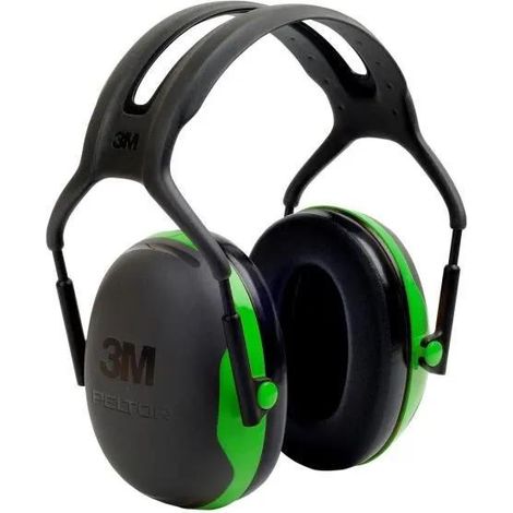 Casco antiruido 3M Peltor X1A verde cómodo