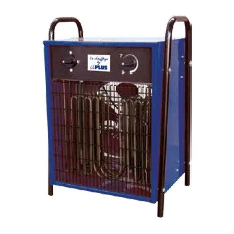 Splus - Aérotherme électrique 5 / 10 / 15 kW Tri 400V 58°C max. - ELP 15.1 (1/2)