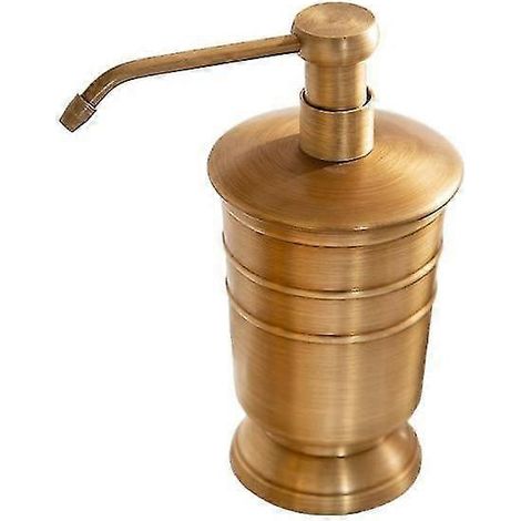 Ensemble d'accessoires de salle de bain : porte-brosse à dents et gobelet à poser, porte-savon, boîte de rangement, bronze antique (1/4)