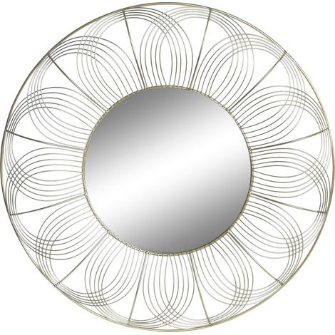 Metallspiegel 60x4x60 Gold Metall Multicolored Color Material Family Spiegel Details (1/3)