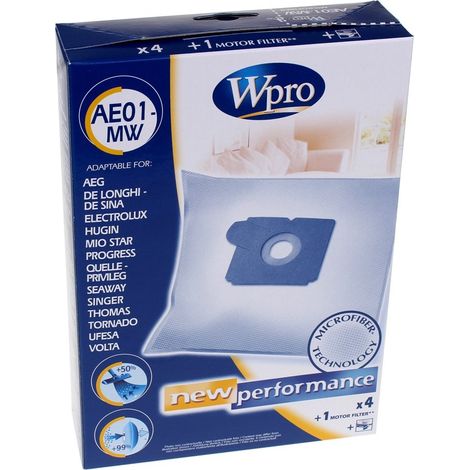 Wpro - bolsa para aspiradora ae10-mw - 481281718608 - 8015250024166