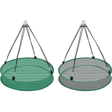 Filet d'alimentation pour oiseaux (1/2 pièce), piège à oiseaux pour mangeoires suspendues, anneau d'alimentation résistant, accessoire pour plateforme d'alimentation pour oiseaux (1/5)