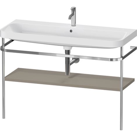 Duravit Happy D.2 Plus c-shaped Set avec console métallique,