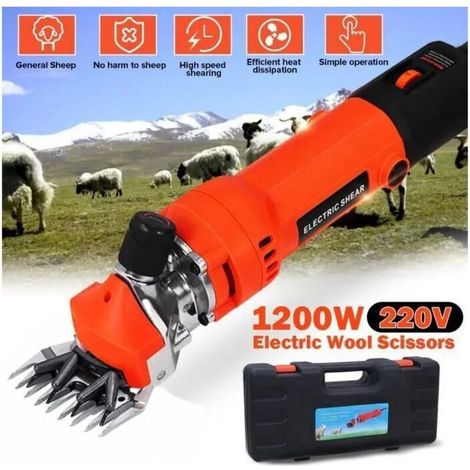 Tondeuse pour chien, 1200W, Cisailles à Laine électriques, cisaille électrique Professionnelle (1/4)