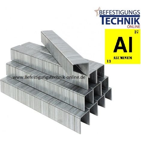 Prebena A06CAL A 80/06mm ALU Aluminium Heftklammern Klammern KL-01 12M-EN15307