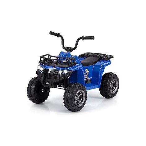 6V 4-Wheeler Quad Car with One-Button Start Kids Ride On Electric ATV (1/5)