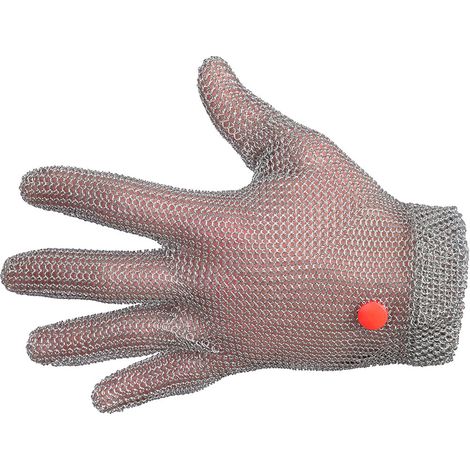 Handschuh demesh de Edelstahl Größe m juba