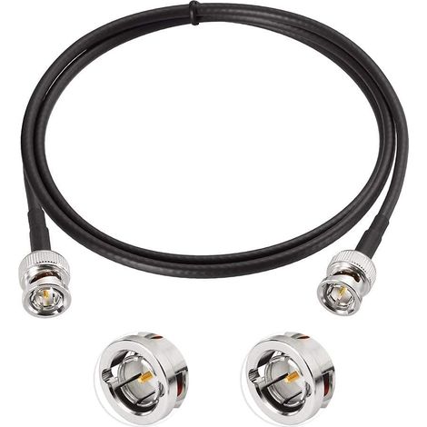 Cable SDI Rallonge BNC Mâle à Mâle Belden 1855A 75 ohms 1m /3.28pi pour 4K HD 3G 6G SDI Vedio Caméra Enregistreur Convertisseur Routeur de Diffusion Passerelle Audio Modulateur RF Frame Grabber (1/5)