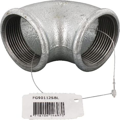 Gomito 90° zinc. FI/FI 1 1/2" UNIVERSALE FG90112SBL