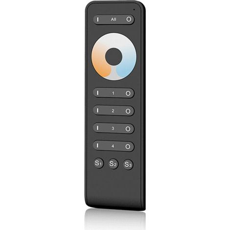 Télécommande LED monochrome/CCT - 4 zones / 3 scènes -