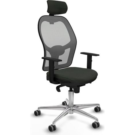 Piqueras y Crespo Jorquera Silla de oficina negra cómoda (1/3)