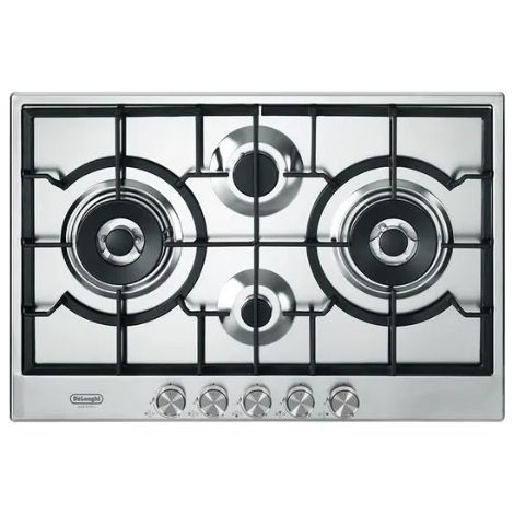 Plaque gaz DeLonghi NSL 475 X 75 cm 4 brûleurs Dual - Rouge brique