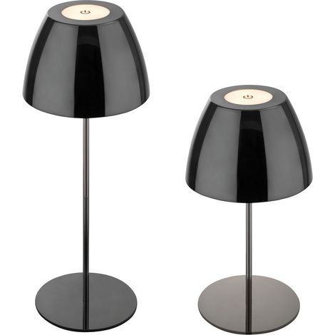 LED Tischlampe Akku LED Tischleuchte Wohnzimmer Dimmbar Kabellos Touch IP44