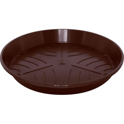 Geli – Soucoupe STANDARD – Marron, plastique, Ø 30 cm