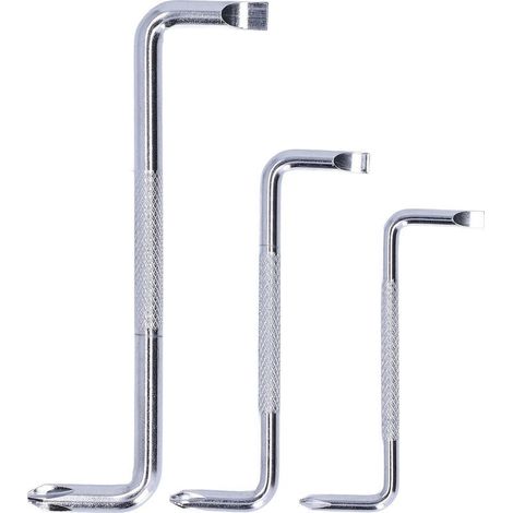 3Pcs Tournevis à Manche Court en Z à Double Tête 90° pour Réparations de Bicyclette et Électronique (1/5)