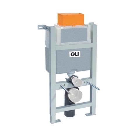 CASSETTA INCASSO CON STAFFA EXPERT PLUS PNEU SANITARBLOCK PER SOSPESO- 6/3 Lt - Regolabili 4/2 o 7/3- OLIVE- pezzi 1 (1/2)