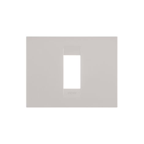 PLAQUE GEO 1P NATUREL BEIGE SATIN GEWISS GW16401VL (1/4)