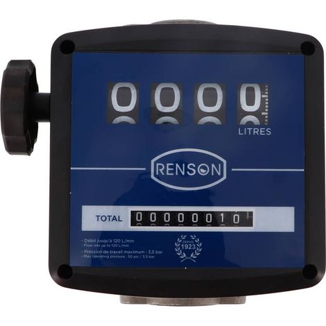 COMPTEUR 4 CHIFFRES VERTICAL POUR CUVE 450L RENSON