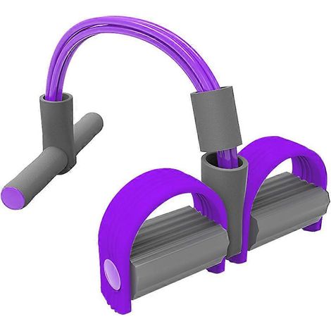 Multifunktionales 4-Röhren-Beintrainingsgerät mit Zugseil und Widerstandsband für Bauchmuskelübungen (1/5)