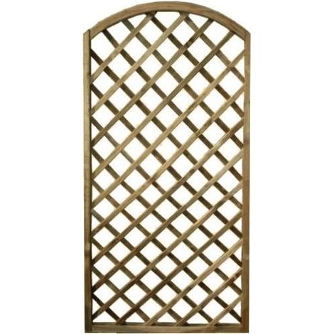 PANNELLO Grigliato LEGNO impregnato in autoclave ad ARCO 90X180H cm PAPILLON (1/3)