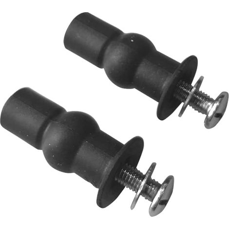 Attaches de siège de toilette, 1 paire de boulons d'expansion en caoutchouc 304 Vis d'expansion de siège de toilette en acier inoxydable (1/5)