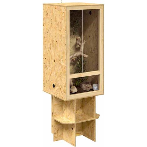 Terrarium Braun 50 x 50 x 150 cm OSB vidaXL