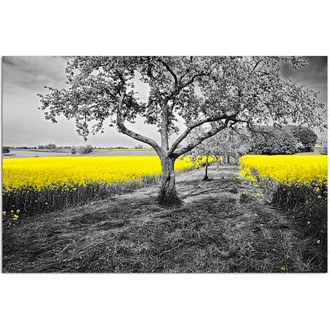 Tableau colza jaune - 70 x 50 cm (1/4)