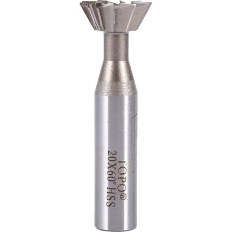 10-25 mm 45° 60° HSS-Schaftfräser mit geradem Schaft für Schwalbenschwanznuten, CNC-Fräser (1/5)
