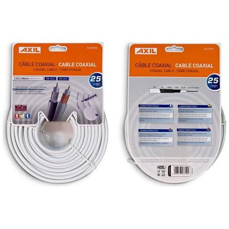 CABLE COAXIAL 19VATC BLANCO 25M ENGEL