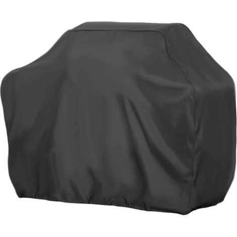 Couverture de Barbecue Tissu Oxford Housse Anti-UV pour Gril Anti-poussière avec Sac de Rangement pour Barbecue sur La Cour Extérieure(145x61x117)