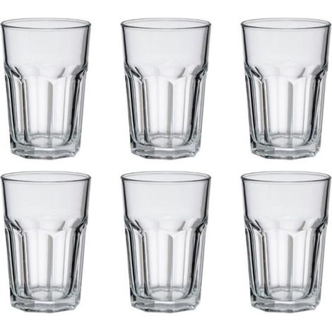 Lot de 6 Gobelets en Verre "Mojito" 36cl Transparent