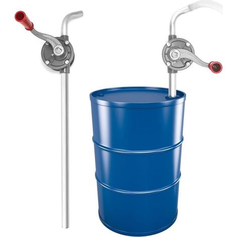 Pompe Manivelle,Pompe Essence Manuelle Pompe à Huile en Aluminium , Tubes en Aluminium épaissi,5L Support de Pompe à Huile Manuelle (1/4)
