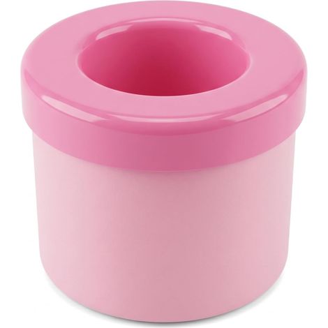Bac à Glaçons Silicone avec Couvercle, Machine à Glaçons Cylindrique Démoulage Facile Réutilisable Seau à Glace Portable pour Cocktails, Whisky, Café, Boissons Capacité de 40 Glaçon (rose) (1/5)